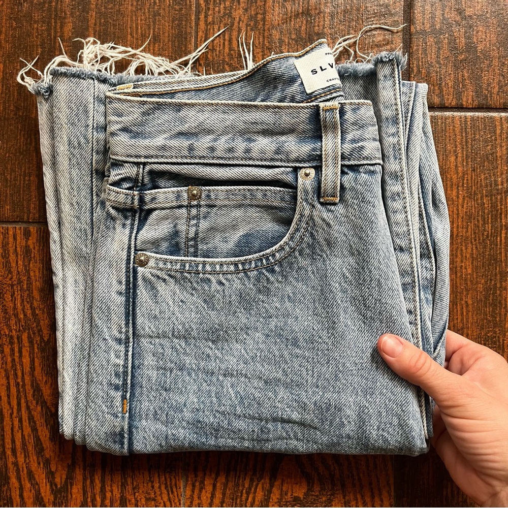 SLVRLAKE | Grace High Rise Wide Leg Jeans
